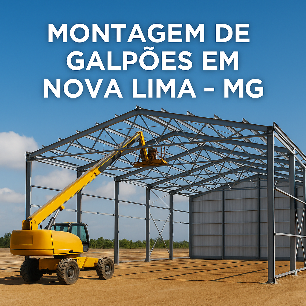 Montagem de Galpões em Nova Lima – MG - Serralheria jardim