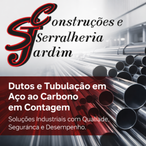 Dutos e Tubulação em Aço ao Carbono em Contagem Soluções Industriais com Qualidade, Segurança e Desempenho