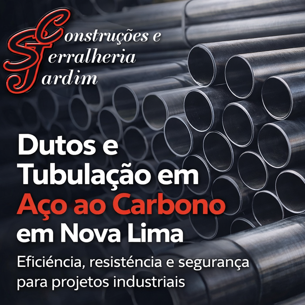Dutos e Tubulação em Aço ao Carbono em Nova Lima eficiência, resistência e segurança para projetos industriais