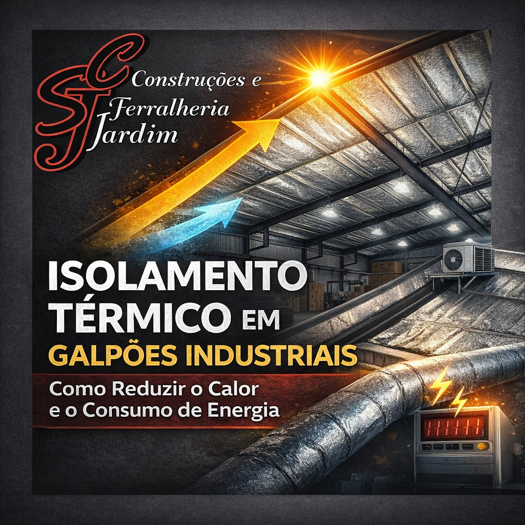 Isolamento Térmico em Galpões Industriais Como reduzir o calor e o consumo de energia