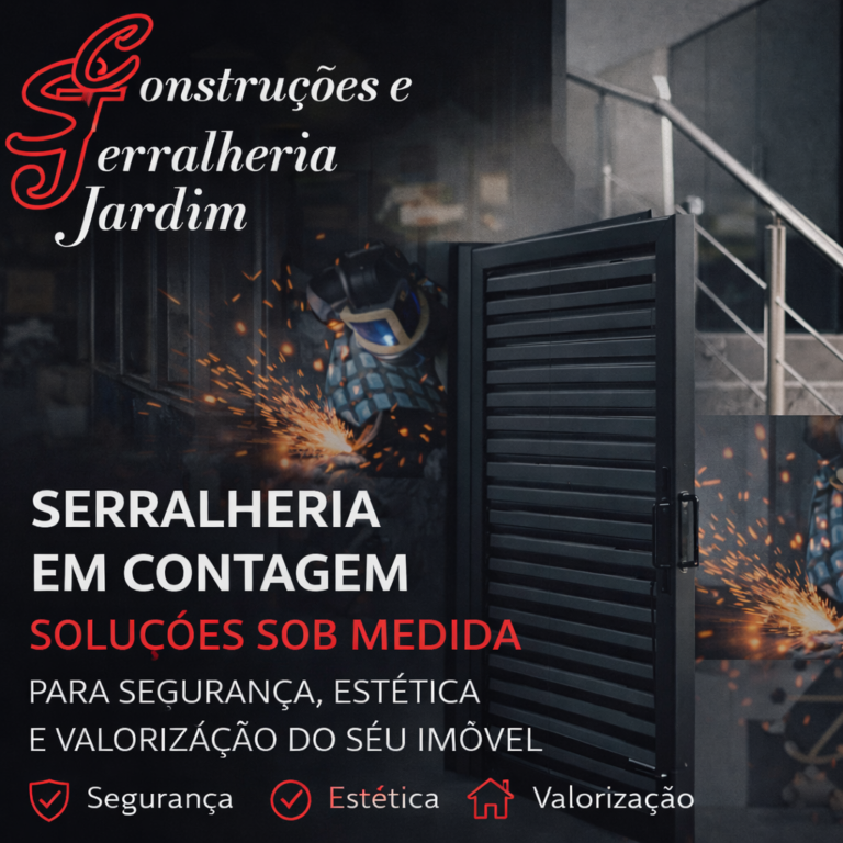 Serralheria em Contagem soluções sob medida para segurança, estética e valorização do seu imóvel