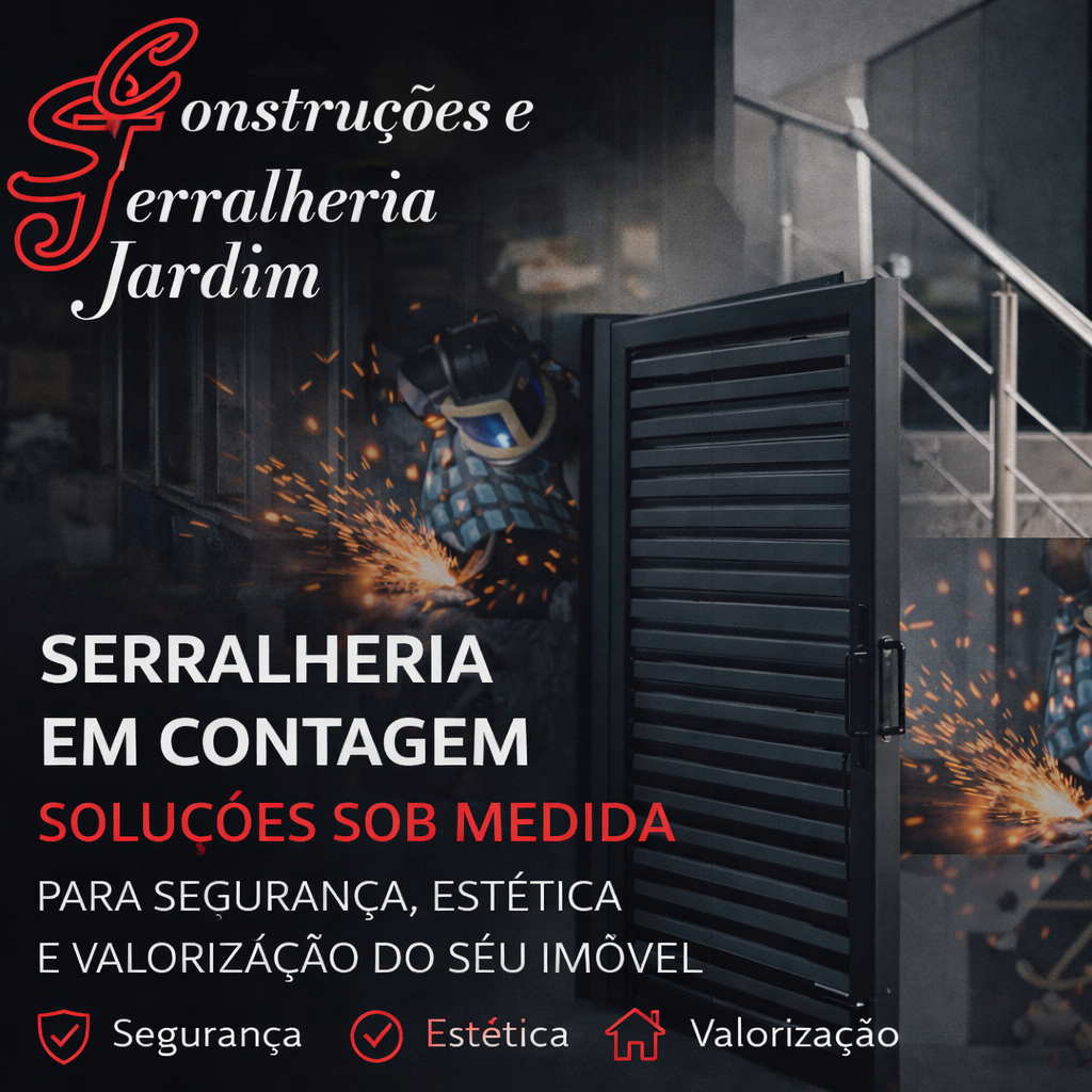 Serralheria em Contagem soluções sob medida para segurança, estética e valorização do seu imóvel