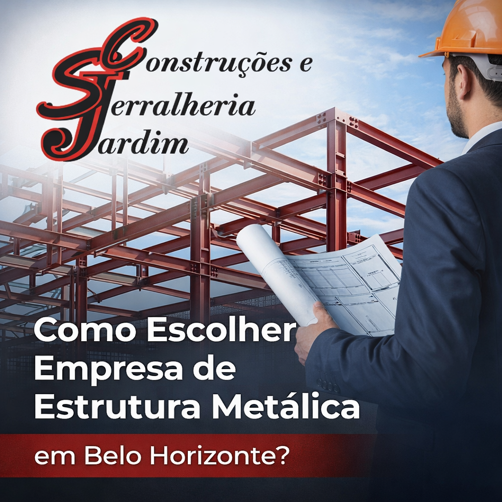 Como escolher empresa de estrutura metálica em Belo Horizonte - Serralheria Jardim