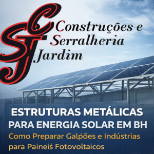 Estruturas Metálicas para Energia Solar em BH Como Preparar Galpões e Indústrias para Painéis Fotovoltaicos