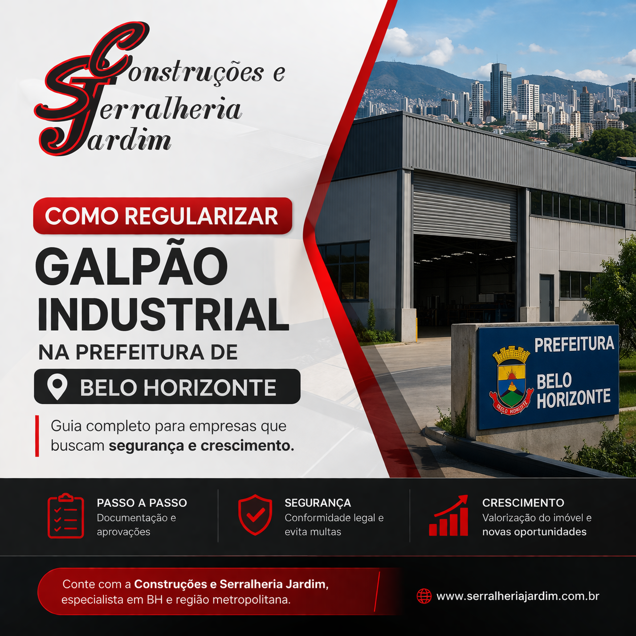 Como regularizar galpão industrial na Prefeitura de Belo Horizonte guia completo para empresas que buscam segurança e crescimento - Serralheria Jardim